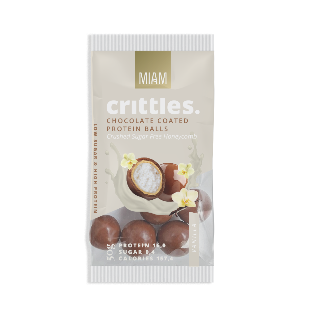 CRITTLES VANILLA  - 12 PACK (50G)